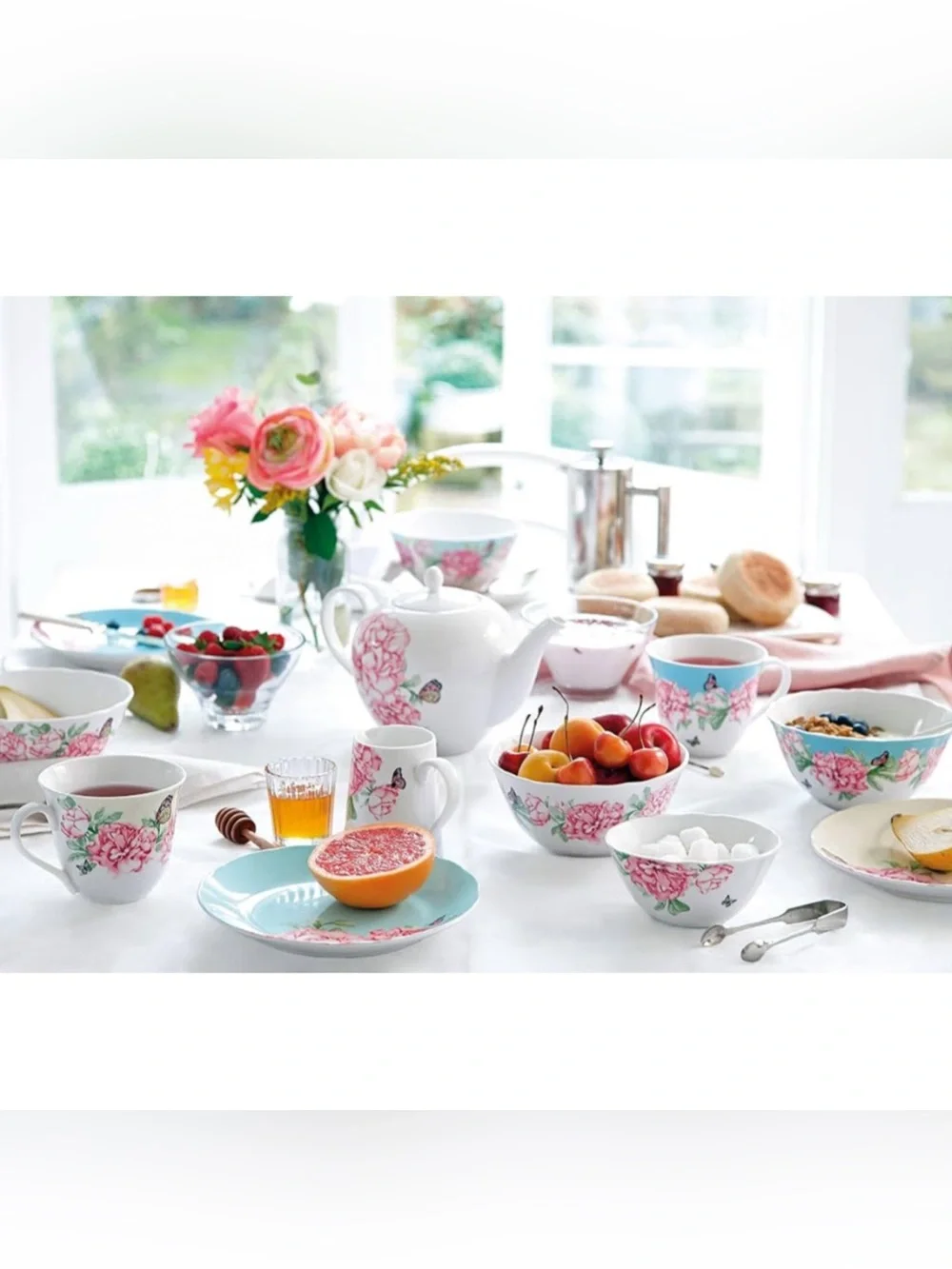 Royal Albert Miranda Kerr Everyday Friendship 3 Piece Porcelain Tea Set Floral